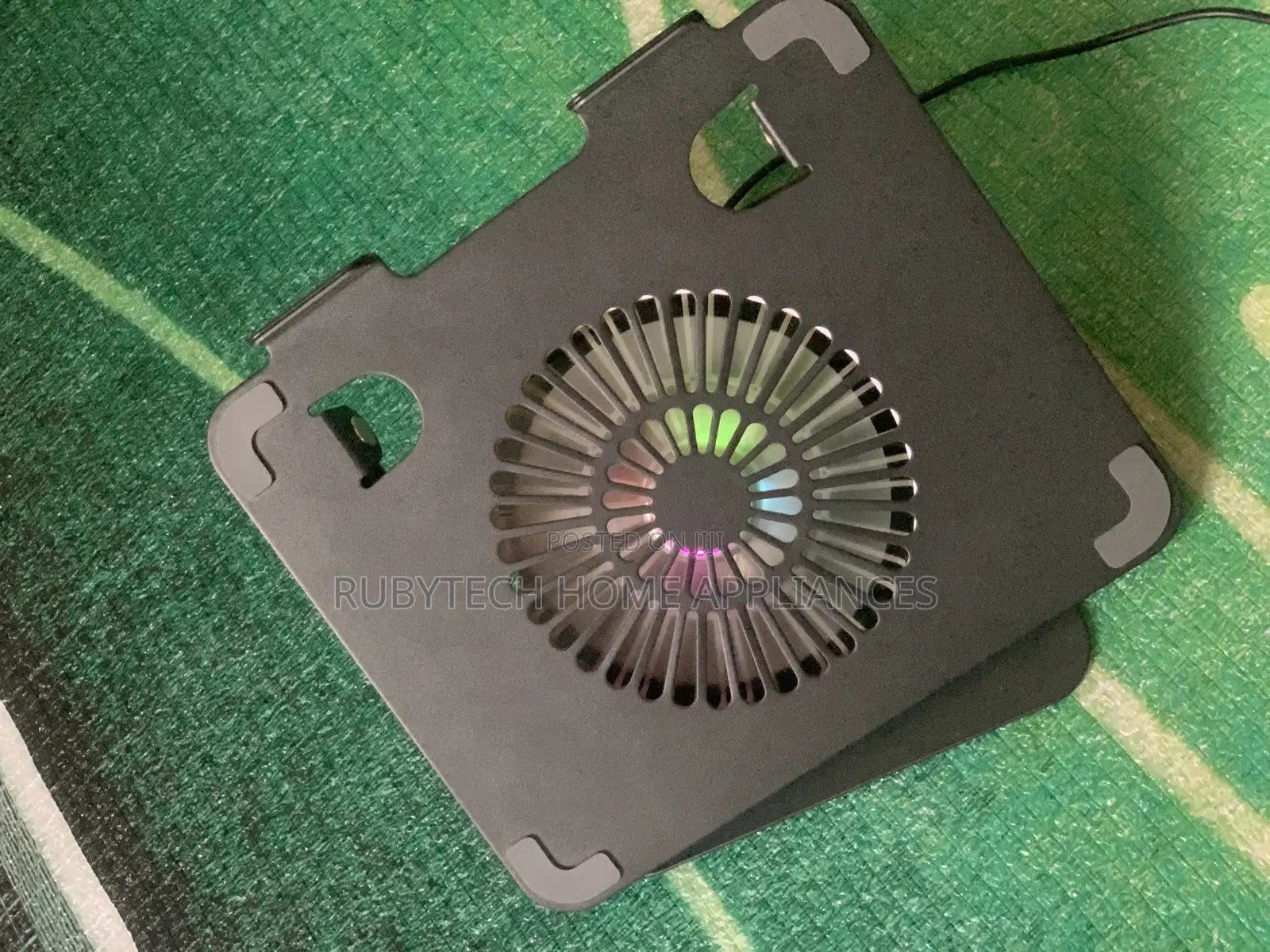 360 Degree Laptop Cooling System Heavy Solid Metal Adjustable Stand