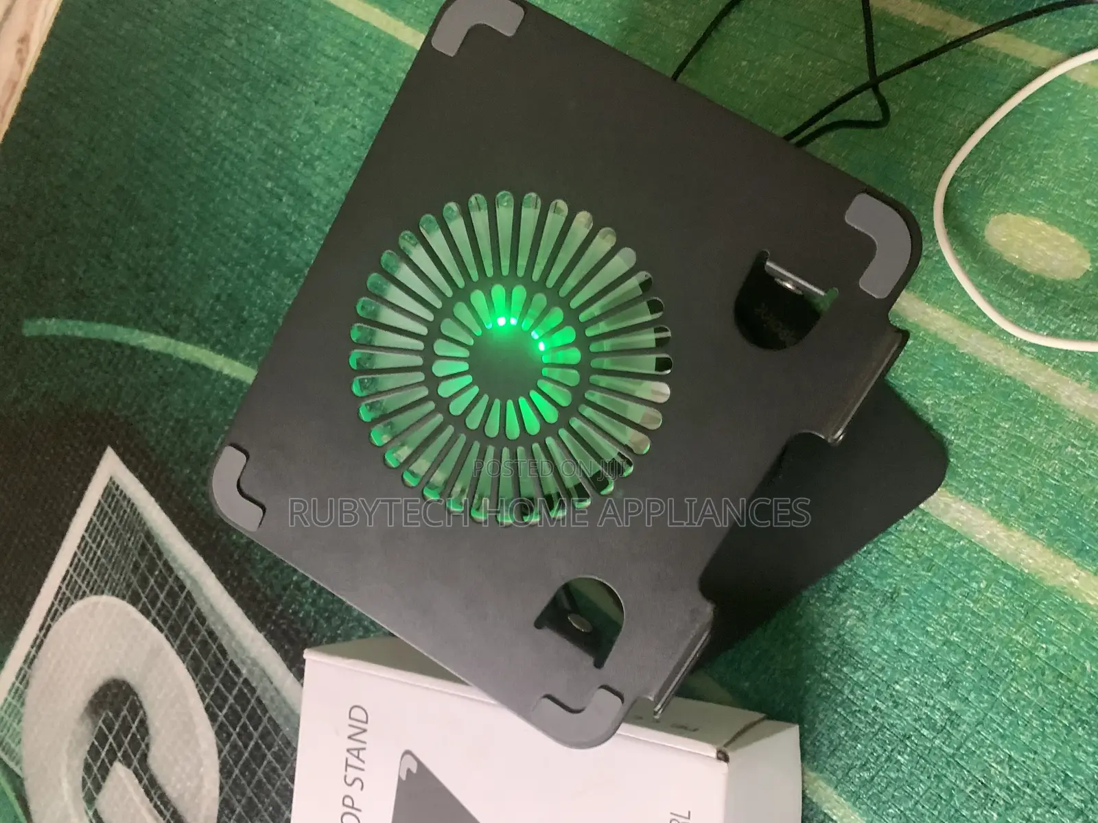 360 Degree Laptop Cooling System Heavy Solid Metal Adjustable Stand