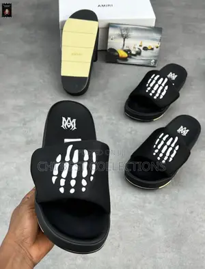 Most Wanted Luxury Hairy Amiri Pams Slippers