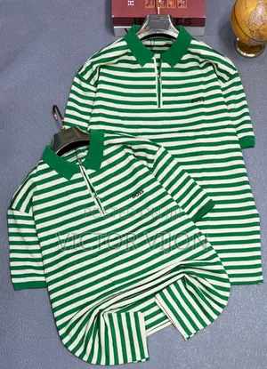 Strip Collar T-Shirt