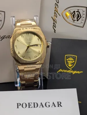 Poedagar Quality Steel Unisex Arabic-Dial 