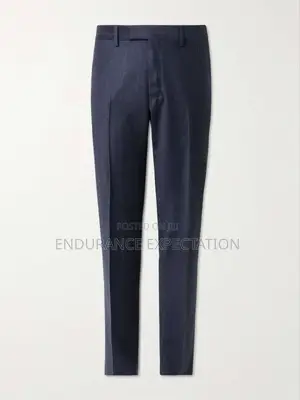 Plain Pants Trousers Fit
