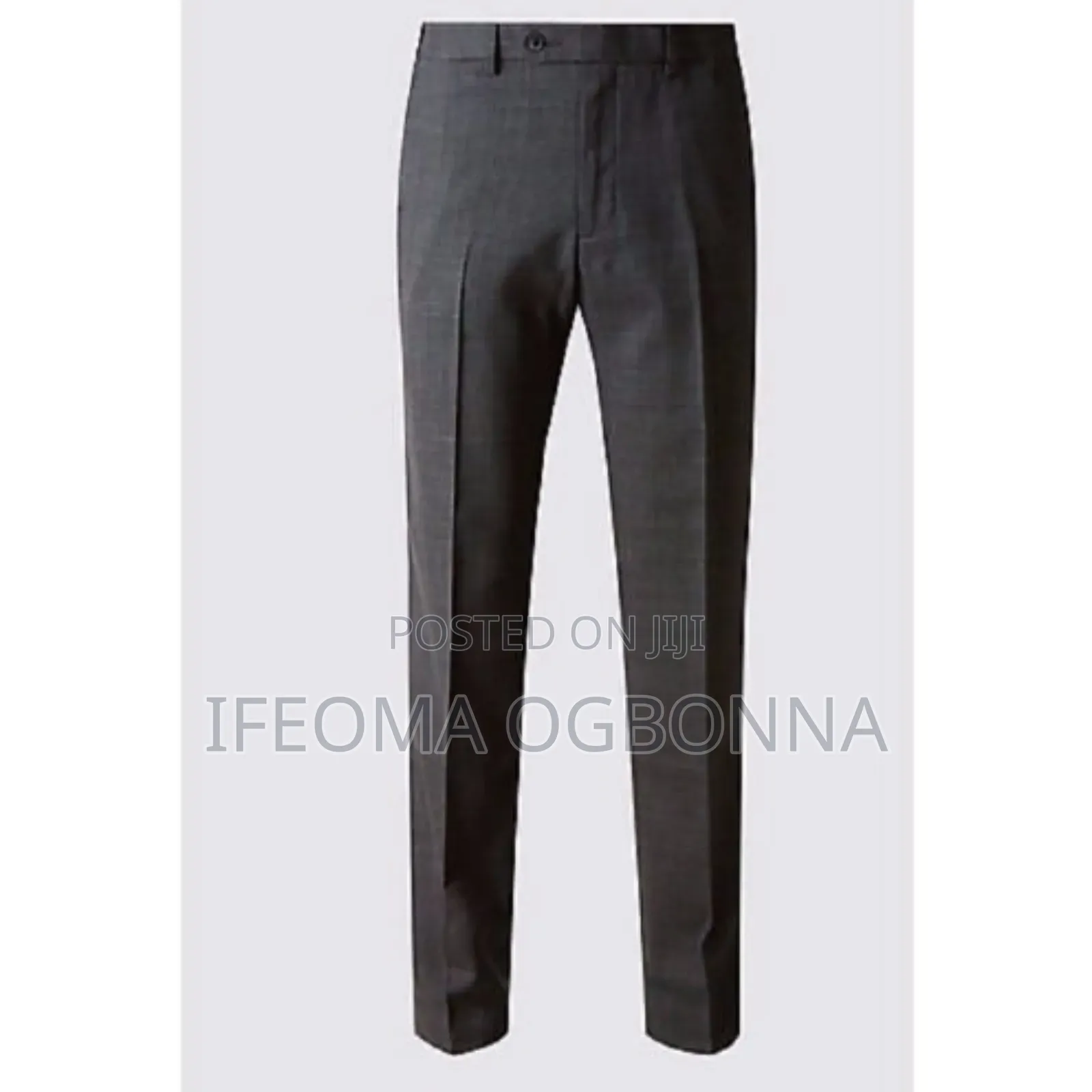 Plain Pants Trousers Fit
