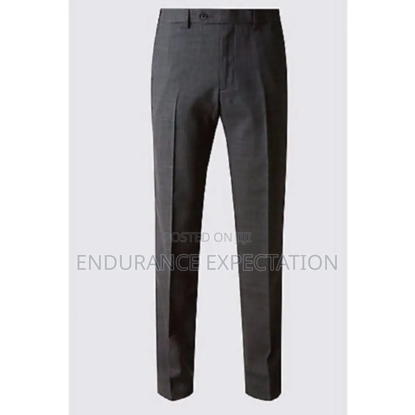Plain Pants Trousers Fit