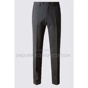 Plain Pants Trousers Fit