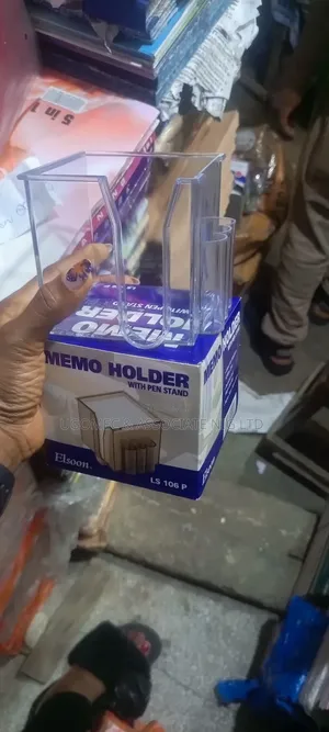 Memo Holder With Pen Stand / Paper & Pen Holder