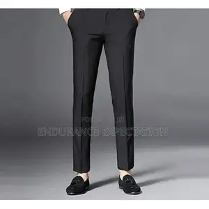 Black Plain Trousers