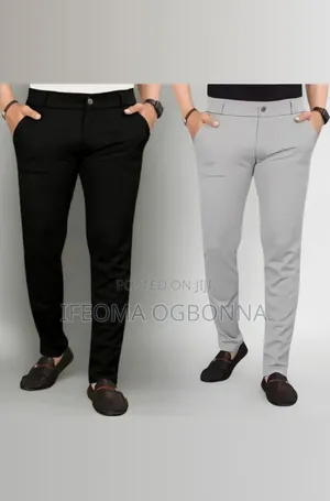 Plain Trousers Fit for Men Xx
