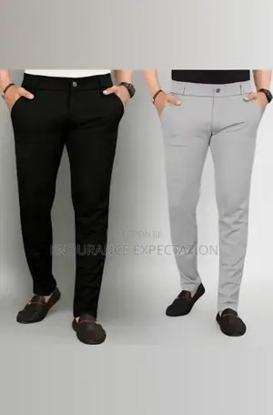 Plain Trousers Fit for Men Xx