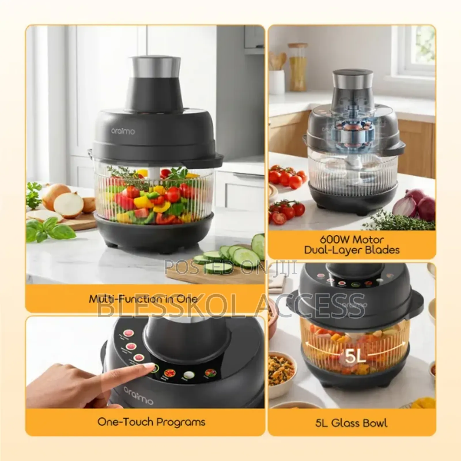 Oraimo Powermince Pro 600w 5l Smart Control Blender
