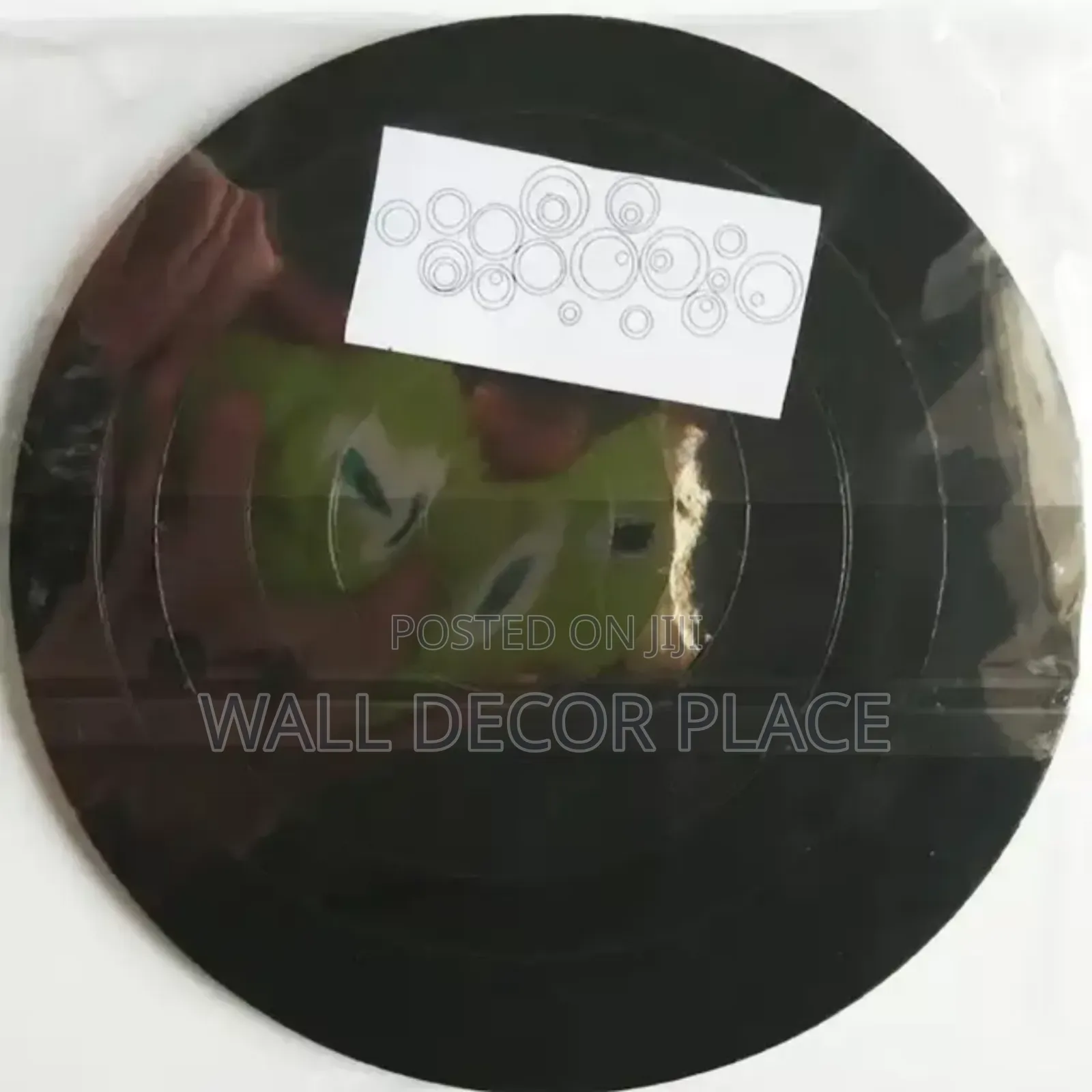 Ring Acrylic Mirror Sticker( Gold, Black, Silver)