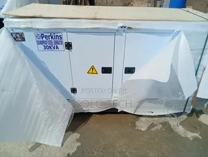 Brand New 30 Kva Perkins Soundproof Diesel Generator 100% Copper Coil