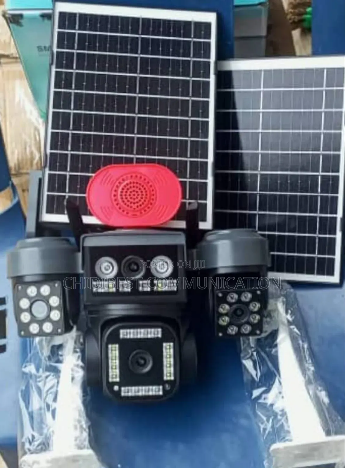 CCTV Solar Camera Four Lens Is Available With Warranty