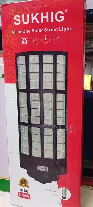 5000watts Sukhig Solar Street Light
