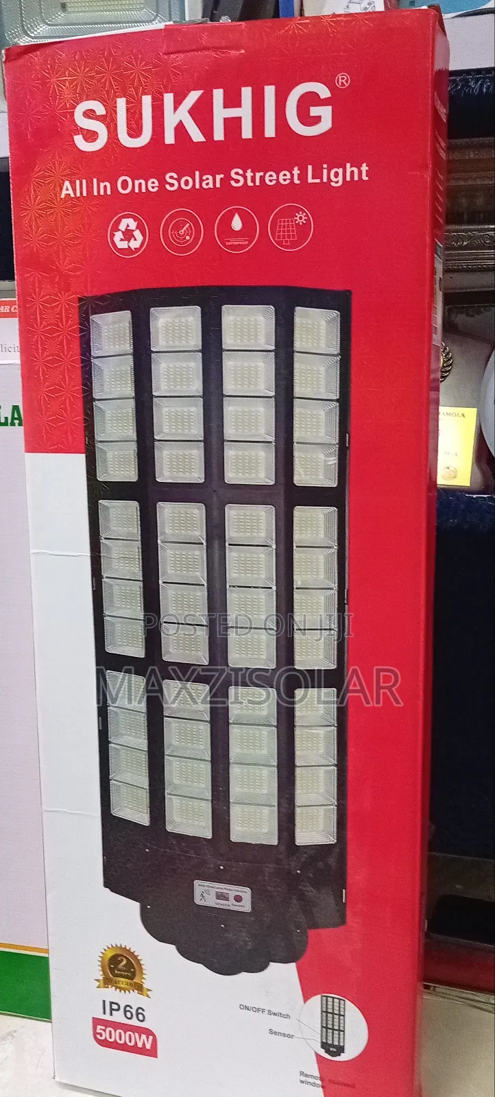 5000watts Sukhig Solar Street Light