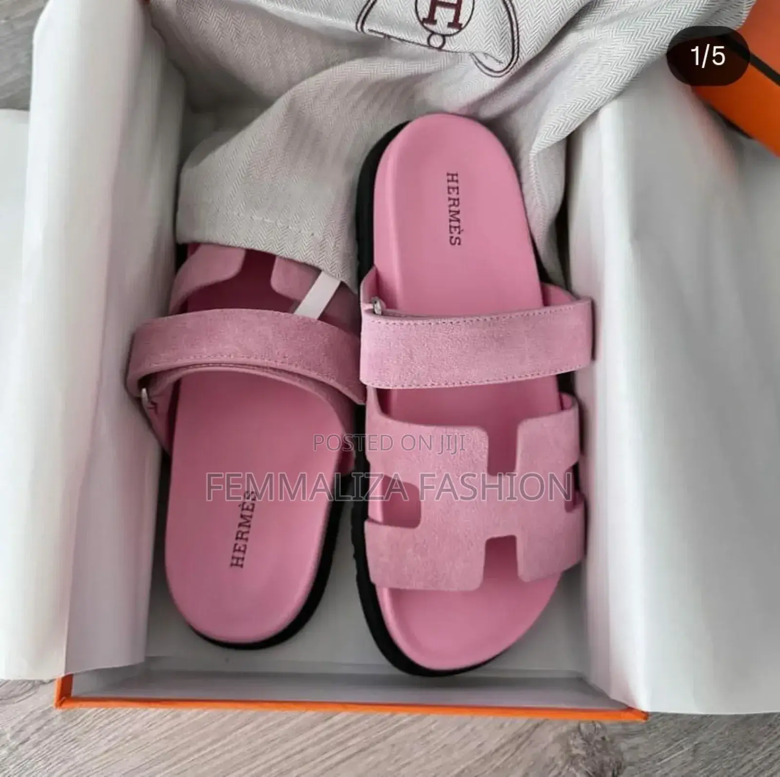 Ladies Hermes Slides