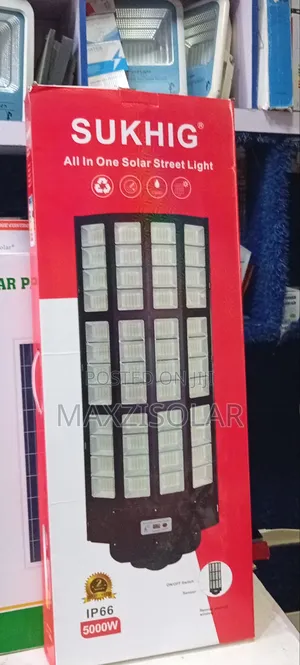 5000watts Sukhig Solar Street Light
