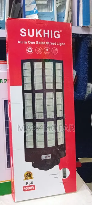 5000watts Sukhig Solar Street Light