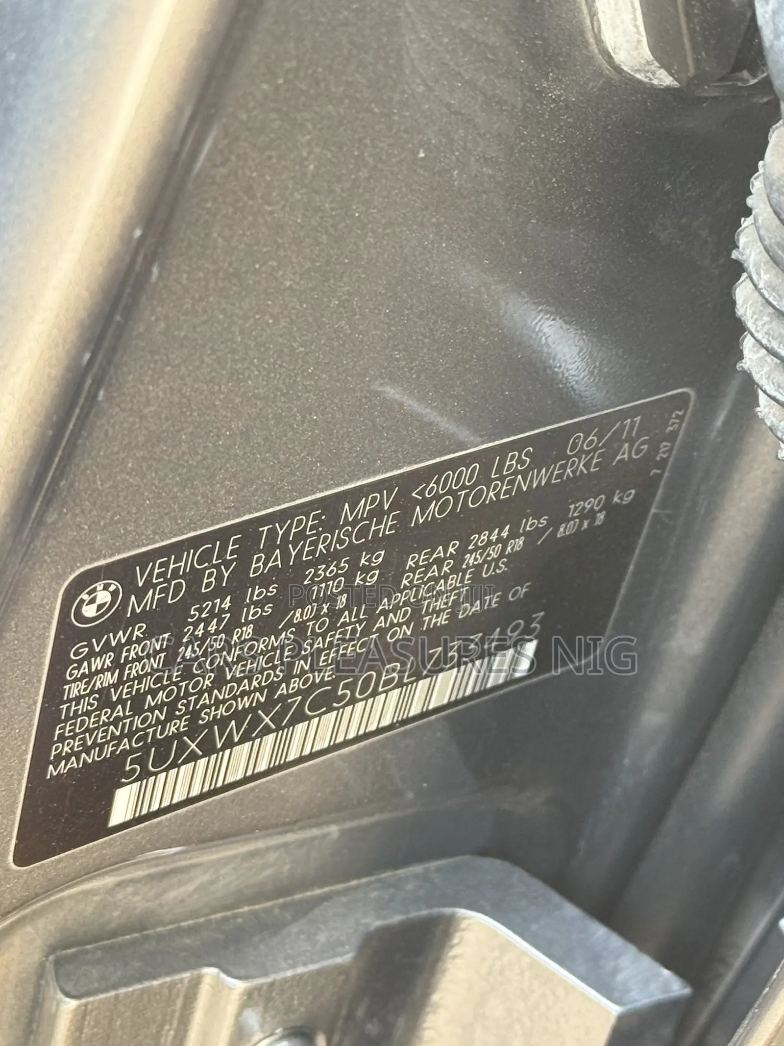 BMW X3 xDrive35i 2013 Gray