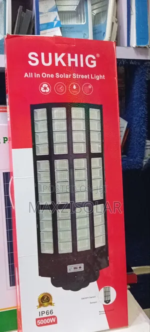5000watts Sukhig Solar Street Light