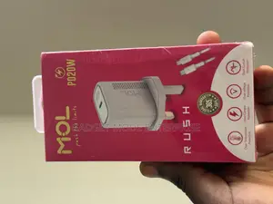 Mol Rush 3a Pd20w Compact, High-Speed Wall Charger