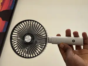 Duration Power Dp-7640 , Rechargeable 5.5w Handheld and Desktop Fan
