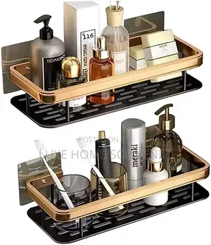 Wall Mounted Bathroom Storage Organizer