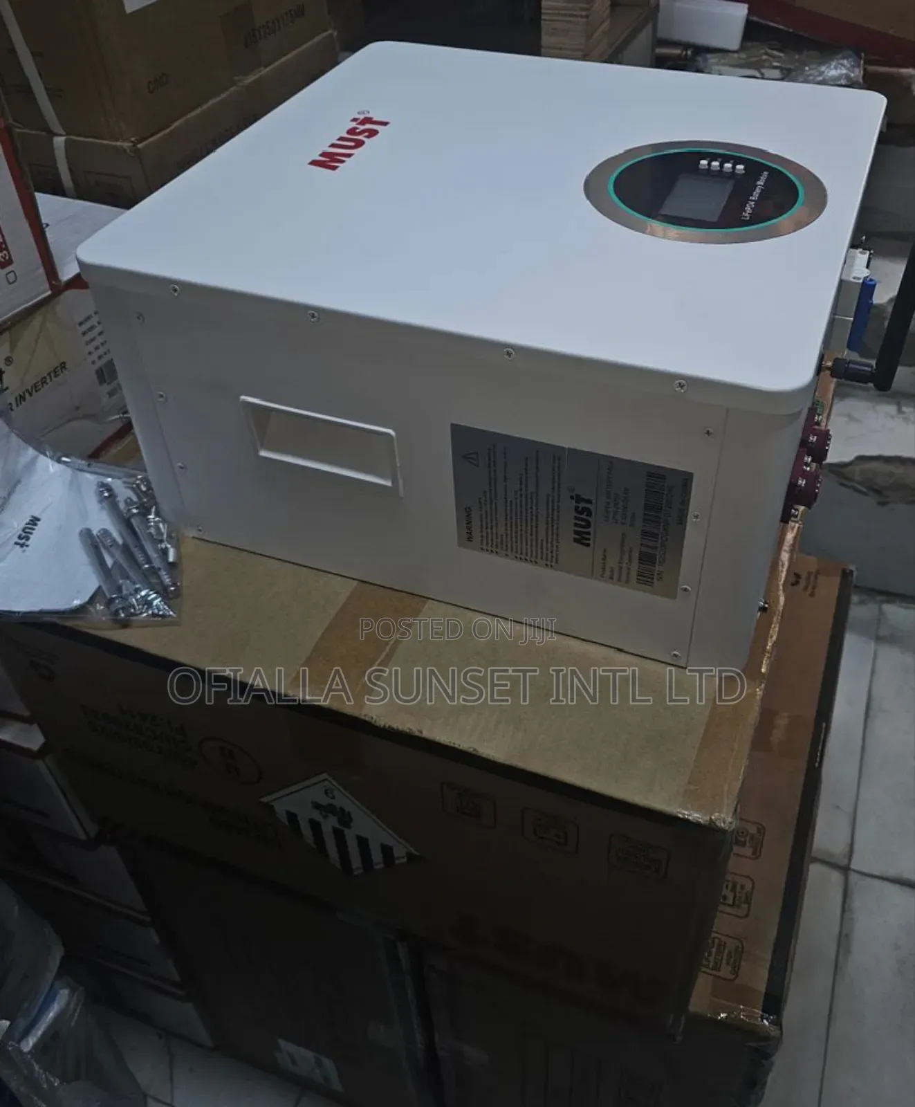 5kwh 24v Must With Wifi Iron Phosphate Lithium Battery