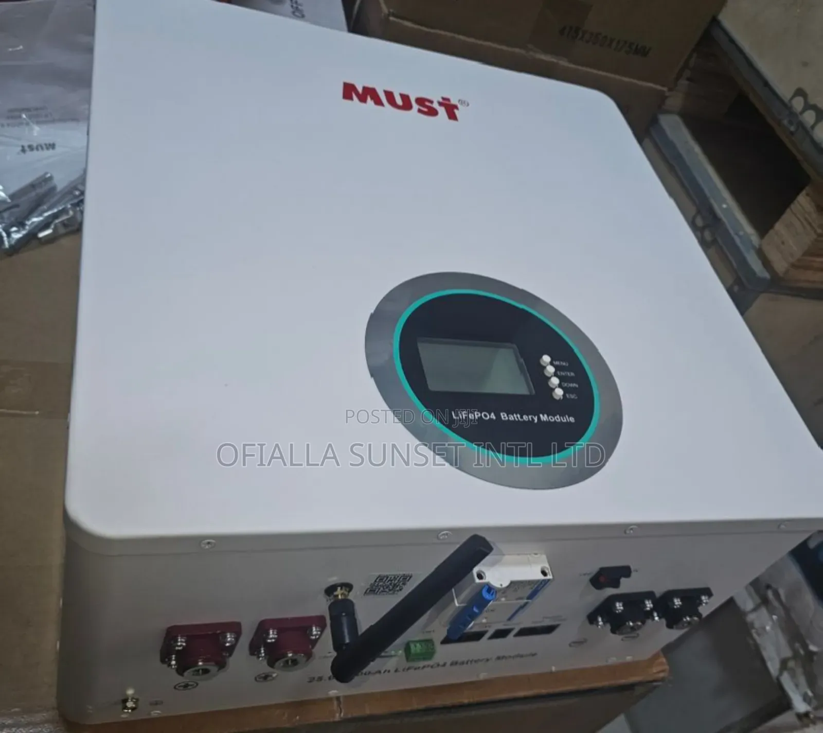 5kwh 24v Must With Wifi Iron Phosphate Lithium Battery