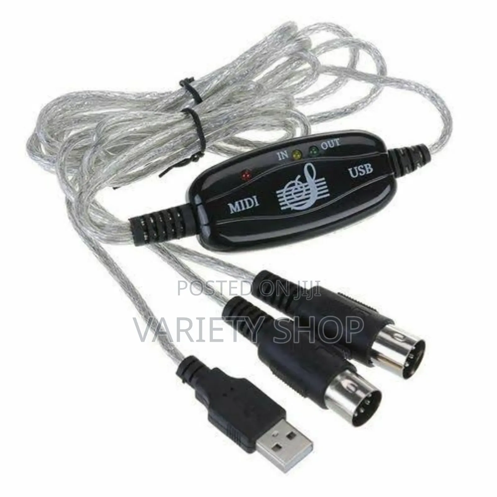 Usb in-Out Midi Interface Cable Converter to Pc Music 