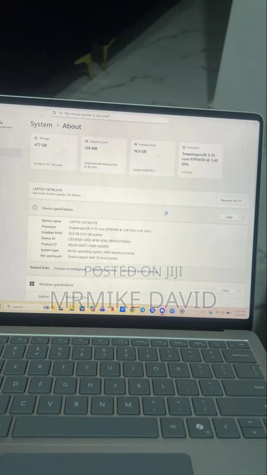 Laptop Toshiba Satellite C50 8GB Intel Core i5 SSD 256GB