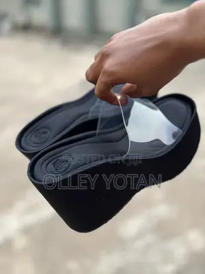 Original Transparent Ladies Wedge Heel