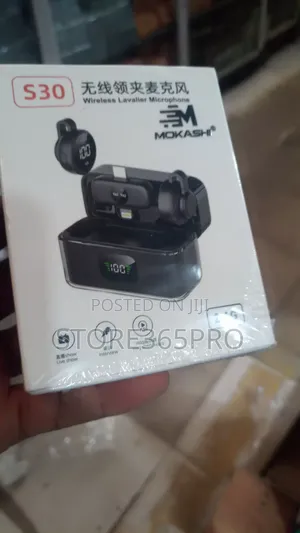 Double Wireless Microphone Noise Cancellation Clip-on Mic For Phones