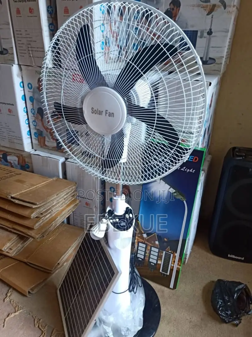 Solar Rechargeable Fan