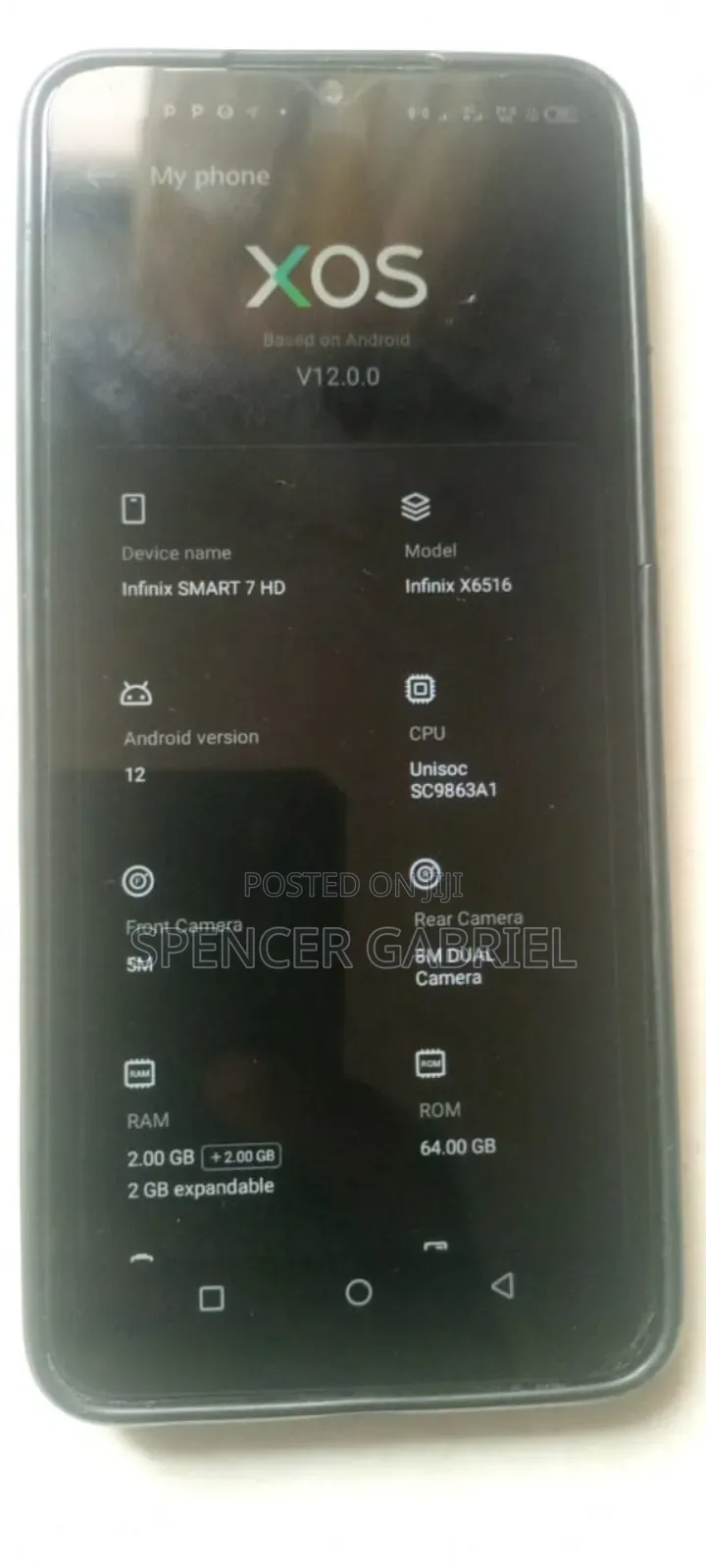 Infinix Smart 7 HD 64 GB Black