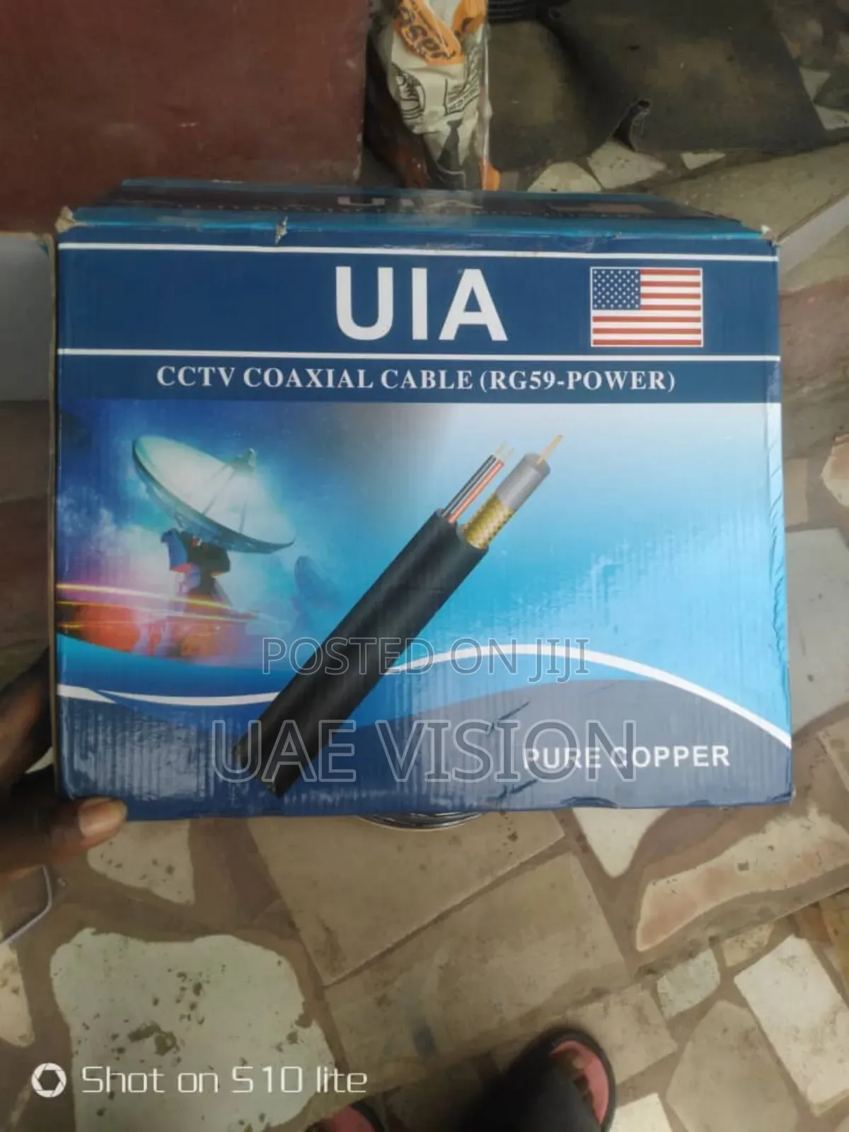 CCTV Coaxial Cable (Rg59-Power) Pure Copper