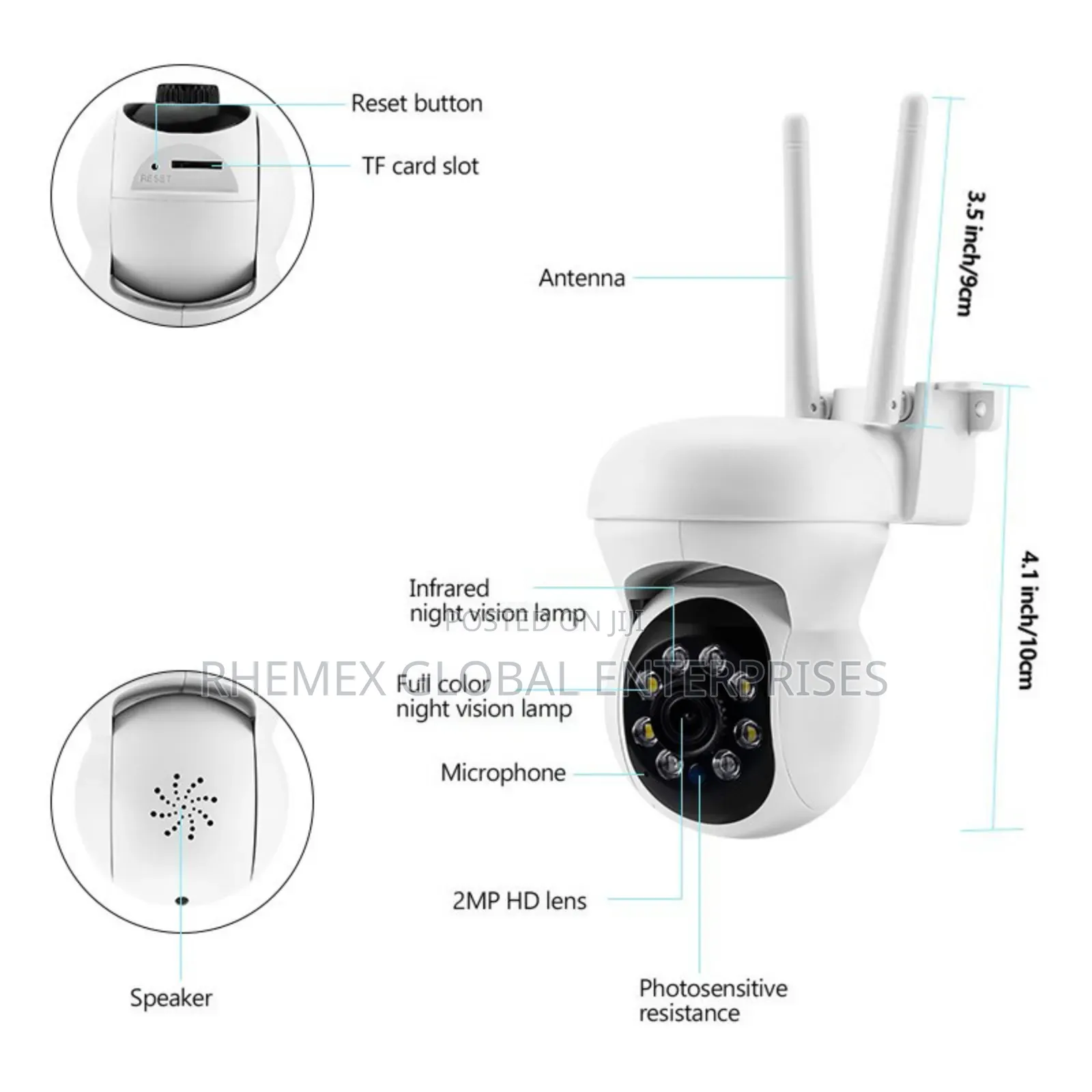  CCTV Security Camera With Ai Tracking Indoor and Outdoor Machine
