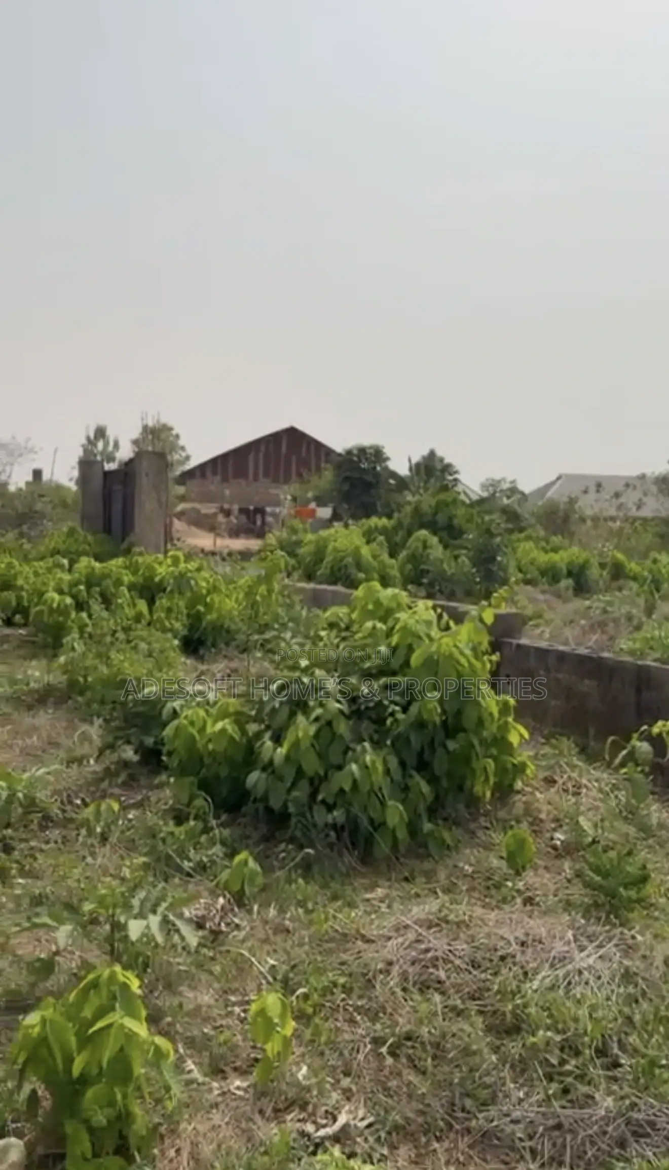 A Low Fenced With Gate 645 SQM Plot of Land at Olorunda.