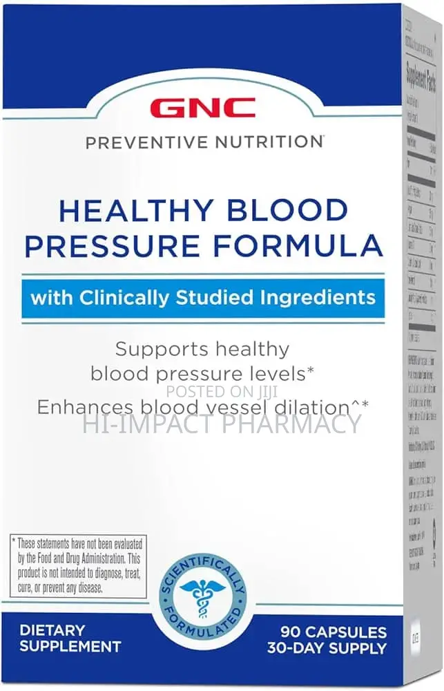 GNC Healthy Blood Pressure Formula X90 Capsules