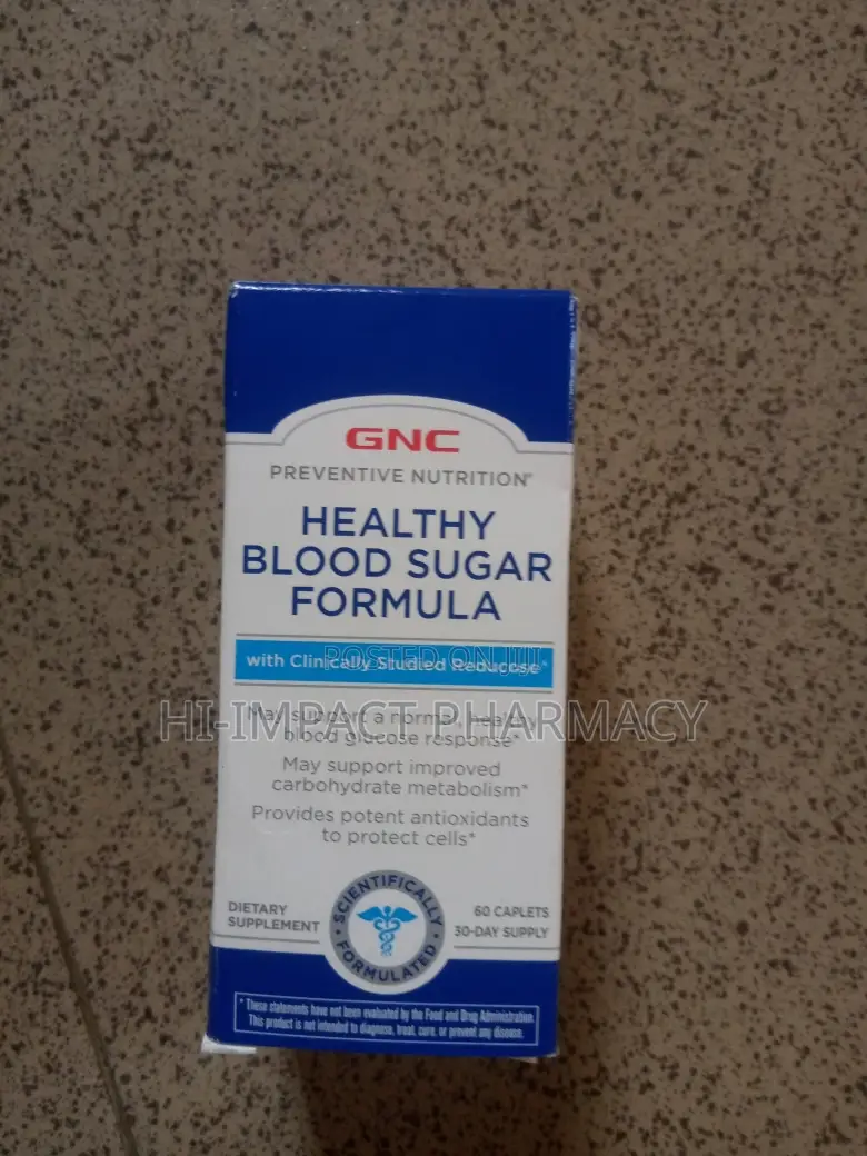 GNC Healthy Blood Sugar Formula X60 Caplets