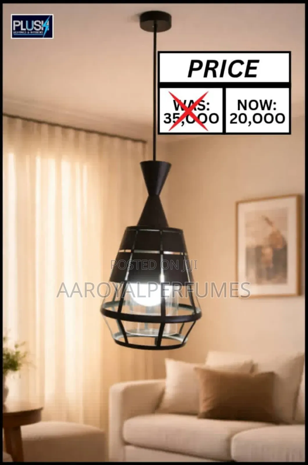Black Pendant Light
