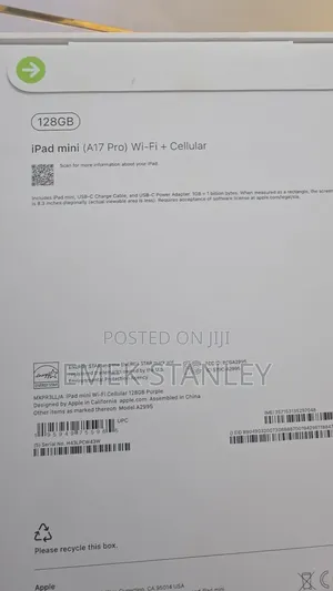 New Apple iPad mini (2024) 128 GB