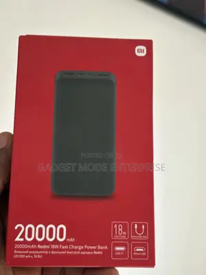 20000mah Redmi 18w Fast Charge Power Bank