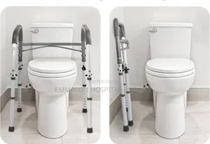 Adjustable Toilet Rail and Walker