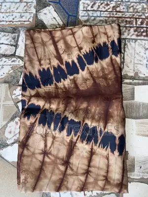 Adire Silk Fabric