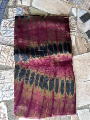 Adire Silk Fabric