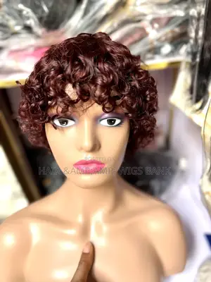 Curly Fringe Wig for Every Weather Available Color: Wine| Black