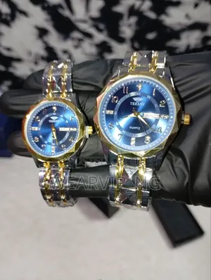 Teranv Couple's Luxurious Ipx7 Waterproofed Wristwatch
