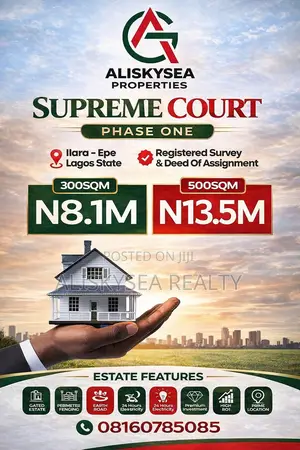 Land for Sale – Epe (Beside Augustine University, Ilara-Epe)