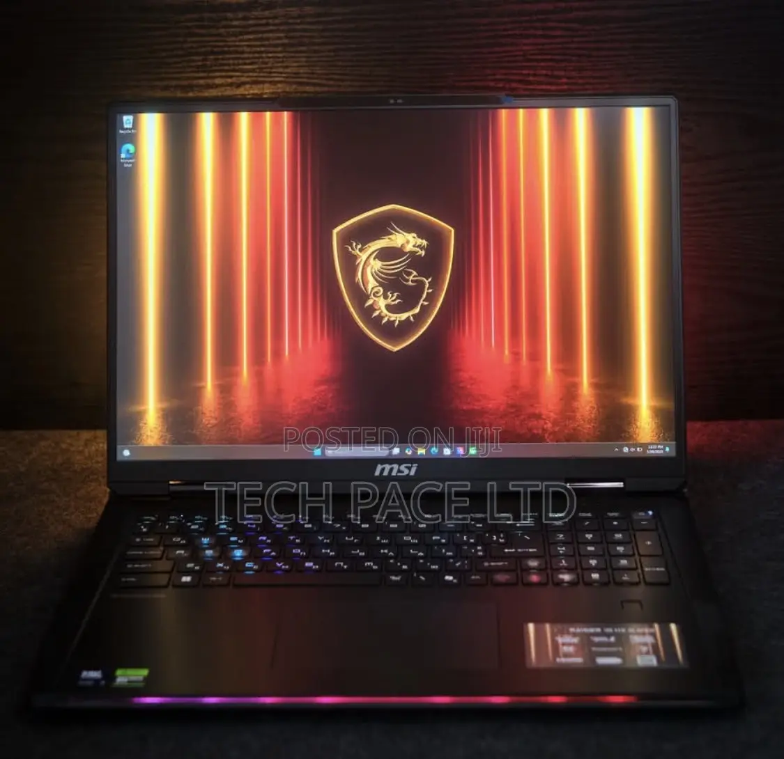 New Laptop MSI Raider 18 HX AI A2XW 64GB Intel Core Ultra 9 SSD 2T